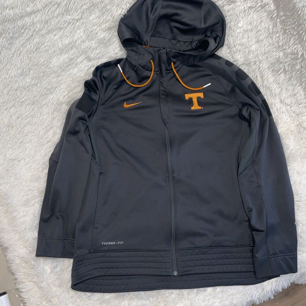 TENNESSEE Nike Elite Women's Gray Therma Fit Full Zip Hoodie Jacket Size L